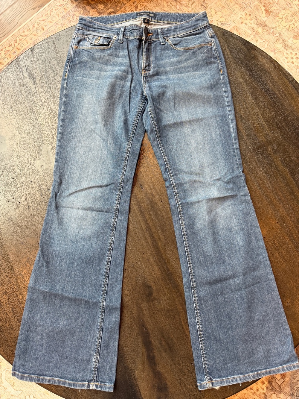 Banana Republic Women's Medium Blue Flare Jeans